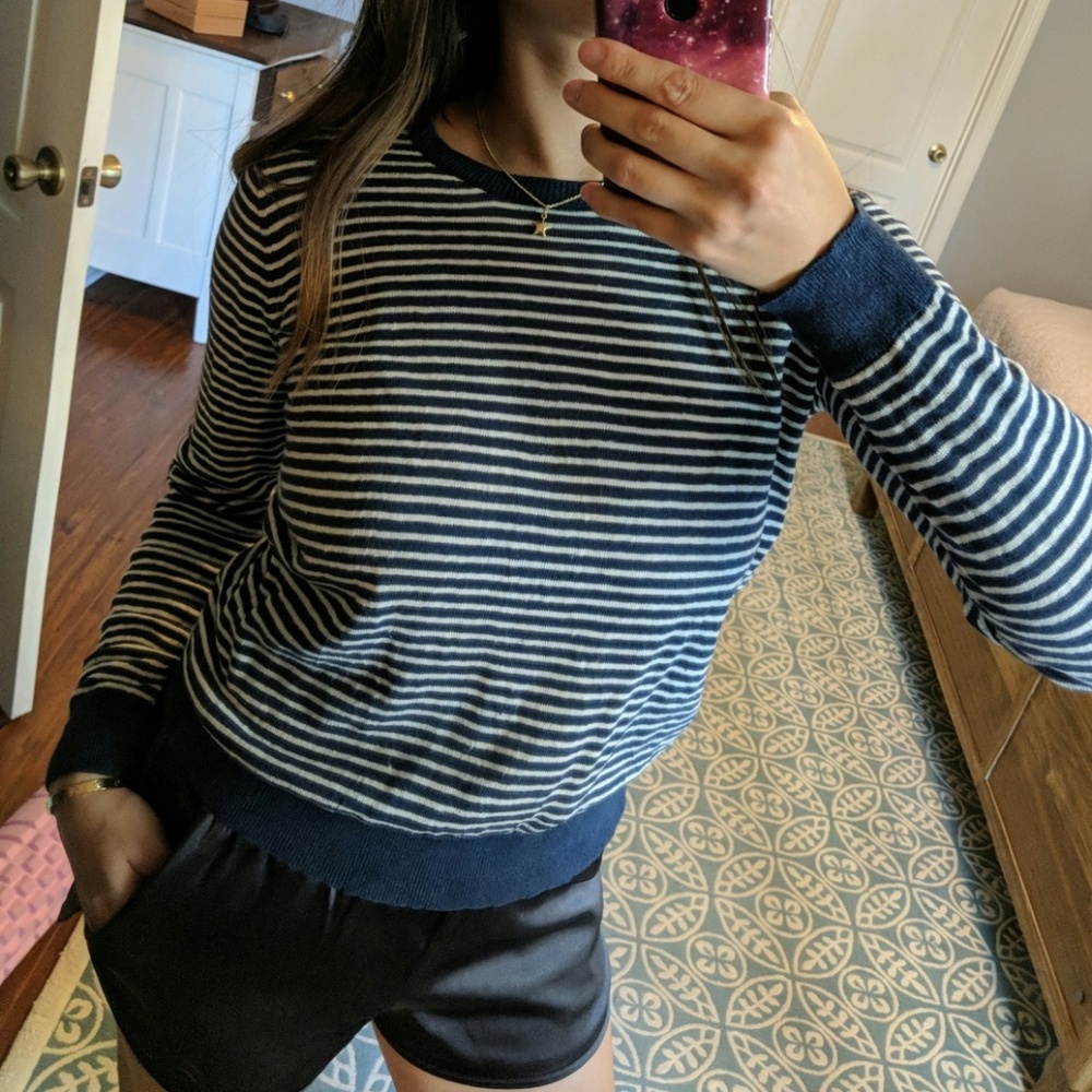 Everlane 100% linen pullover SMALL